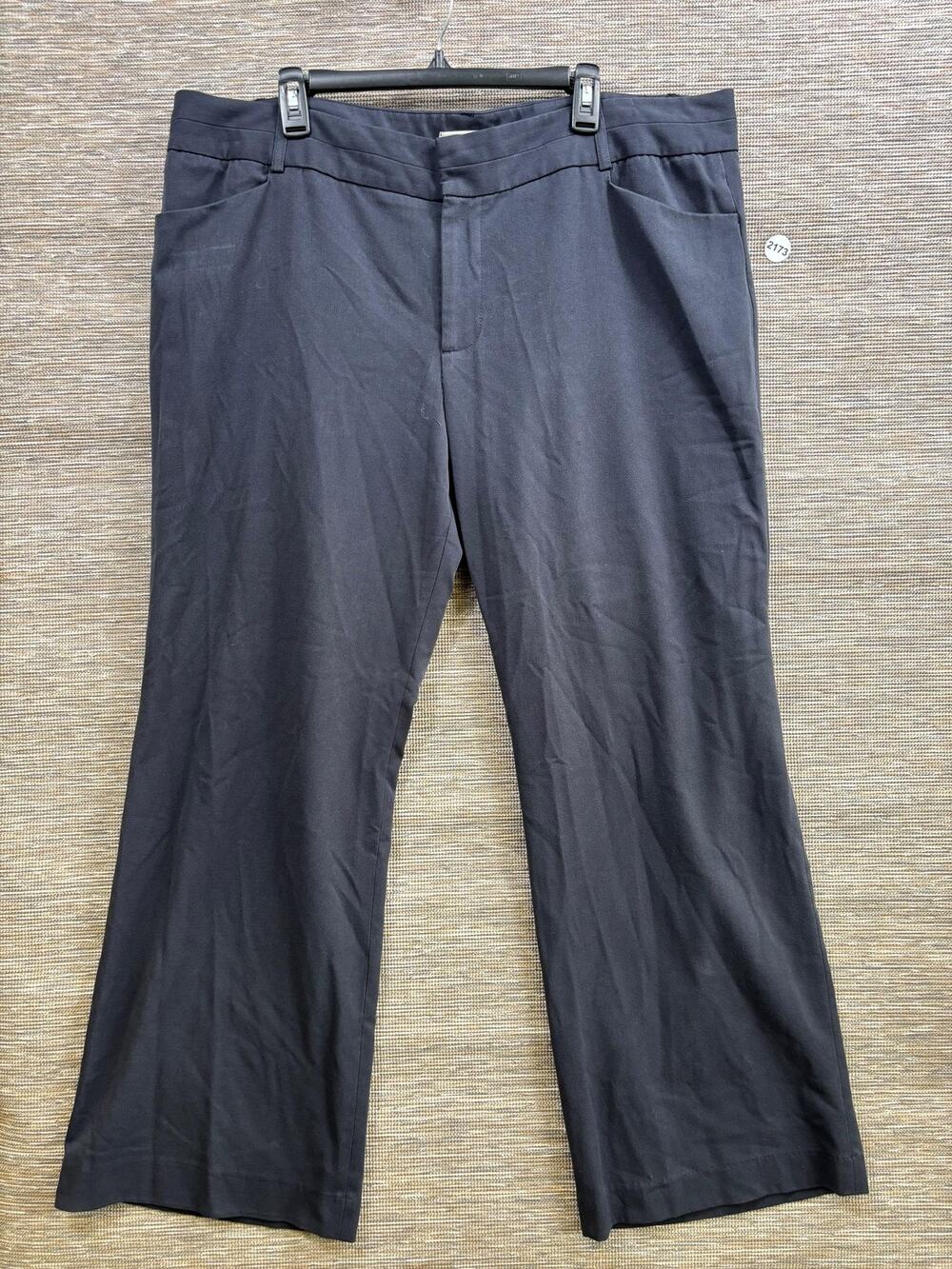 MICHAEL Michael Kors Dress Pants Womens 20W Black Twill Stretch Career Office